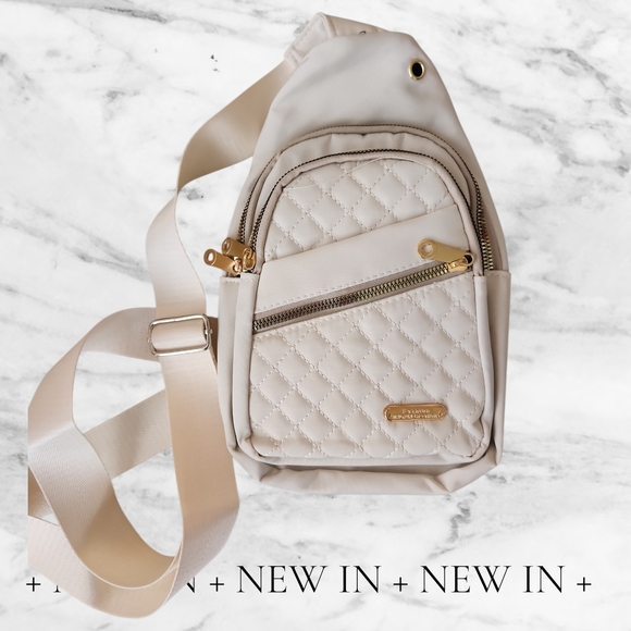 Handbags - Quilted Crossbody Bag in French Vanilla